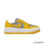 Pandabuy Air Jordan 1 Elevate Low 'Cement Grey Varsity Maize'