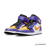 Pandabuy Air Jordan 1 High FlyEase 'Lakers'