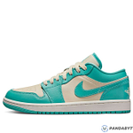 Pandabuy Air Jordan 1 Low 'Tropical Teal Sandy Beige'