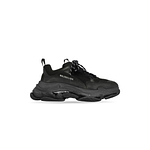 Men's Triple S Clear Sole Sneaker in Black