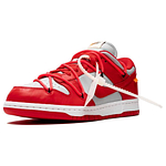 OFF-WHITE x Nike Dunk Low 'Rouge université'