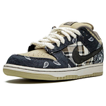 Tênis Nike SB Dunk Low Cactus Jack - Preto e Branco