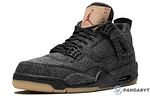 Pandabuy Levi'sx Air Jordan 4 Retro 'Denim noir'