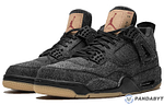 Pandabuy Levi'sx Air Jordan 4 Retro 'Denim noir'