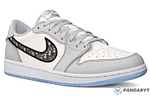 Pandabuy Dior x Air Jordan 1 Low 'White Grey'