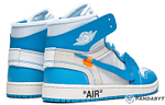 Zapatillas de baloncesto Air Jordan 1 Retro High OG de Off-White x UNC de Pandabuy