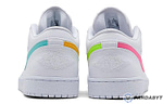 Pandabuy Air Jordan 1 Low 'White Multi-Color'