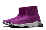 Balenciaga Speed Clear Sole "Fuchsia White"