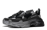 Balenciaga Triple S "Black Grey Silver"