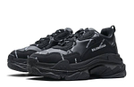 Balenciaga Triple S Allover Logo "Black"