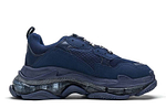 Balenciaga Triple S Clear Sole "Dark Blue"