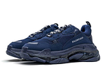 Balenciaga Triple S Suela transparente "Azul oscuro"