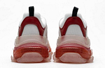 Balenciaga Triple S Clear Sole "White Red"