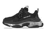 Balenciaga Triple S Clear Sole "Black Silver"