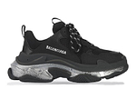 Balenciaga Triple S Clear Sole "Black Silver"