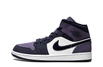 Air Jordan 1 Mid "púrpura arenado obsidiana"