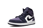 Air Jordan 1 Mid "Viola sabbiato ossidiana"