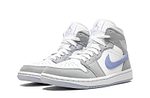 Air Jordan 1 Mid "Gris lobo/Aluminio"