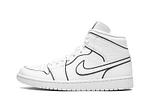 Air Jordan 1 Mid “Blanco iridiscente”