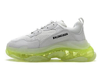 Balenciaga Triple S Clear Sole "White Green"