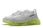 Balenciaga Triple S Clear Sole "White Green"