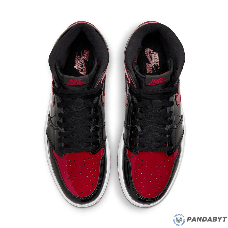 Pandabuy Air Jordan 1 Retro High Og 'Patent Bred'