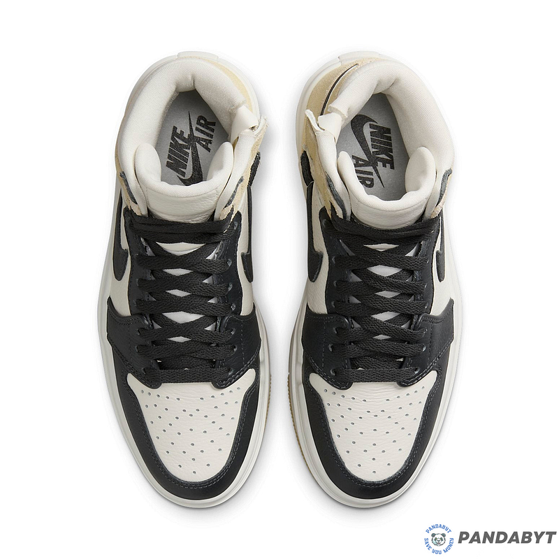 Pandabuy Air Jordan 1 Elevate High „Hellbraune und schwarze Zehenpartie“