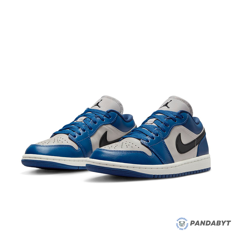 Pandabuy Air Jordan 1 Low 'Gris Bleu Marine Noir'