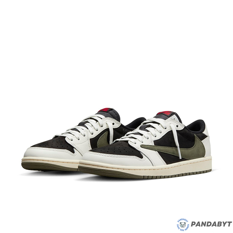 Pandabuy Air Jordan 1 Retro Low Og Sp 'Travis Scott Medium Olive'