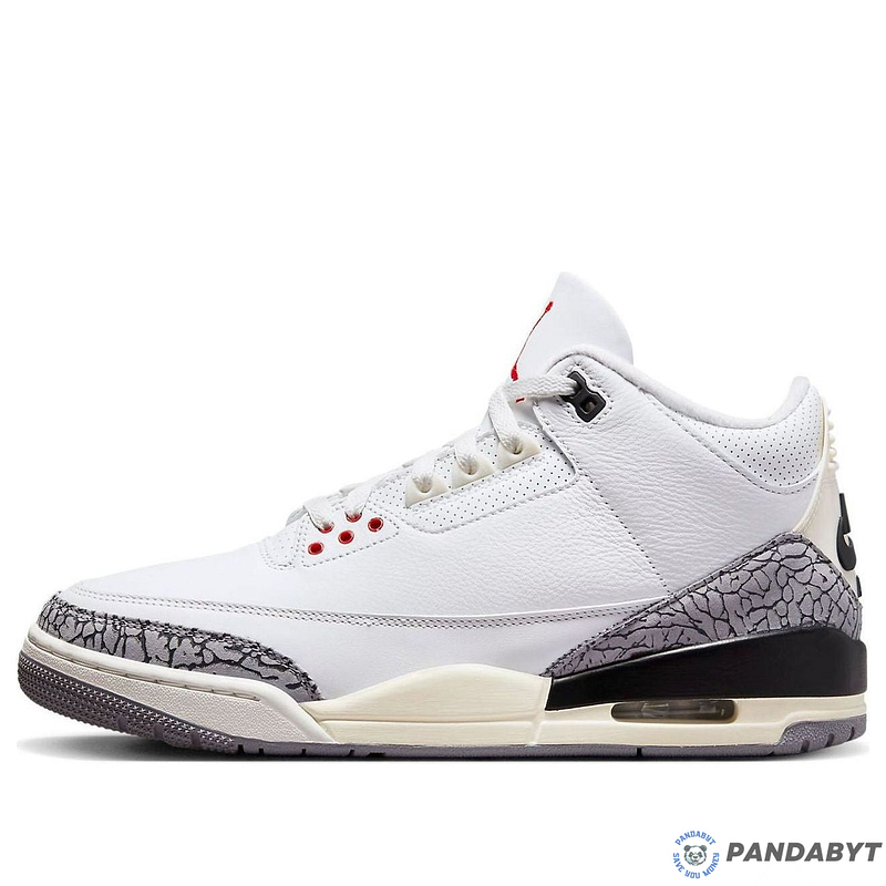 Pandabuy Air Jordan 3 Retro 'Biały cement w nowej odsłonie'