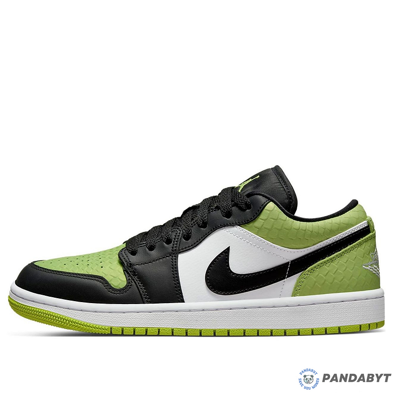 Pandabuy Air Jordan 1 Low Se 'Vivid Green Snakeskin'