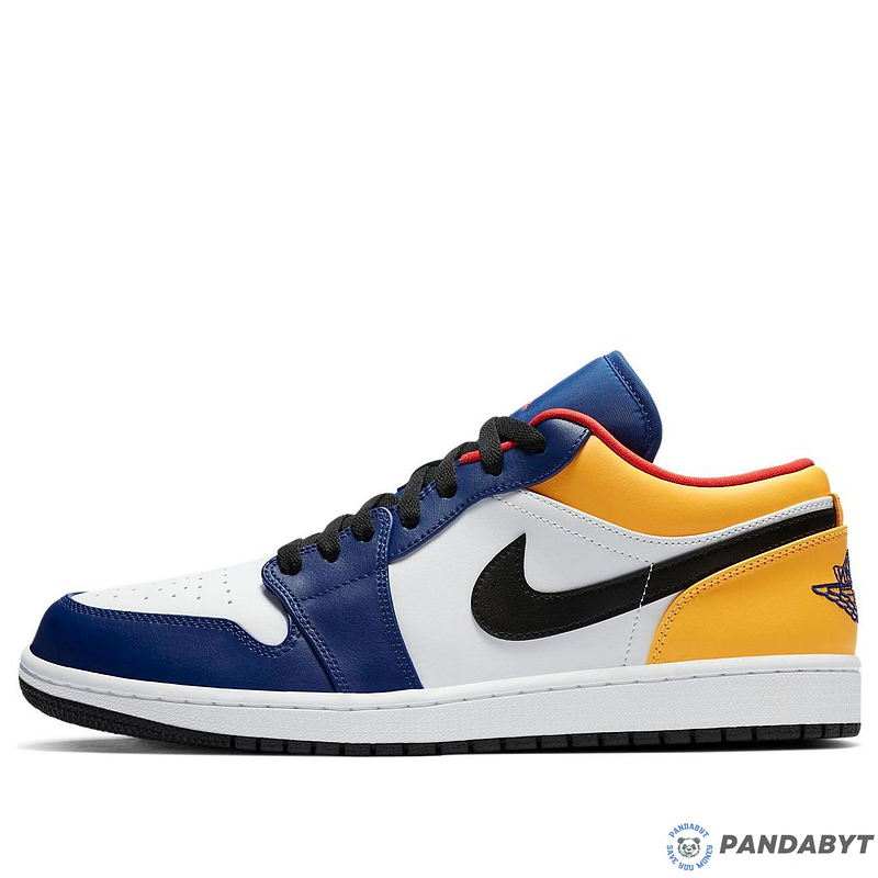 Pandabuy Air Jordan 1 Low 'Blanco Azul Real Profundo'