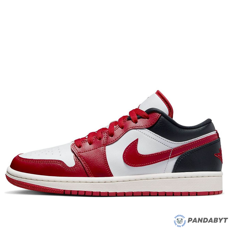 Pandabuy Air Jordan 1 Low 'Biało-czerwono-szary'