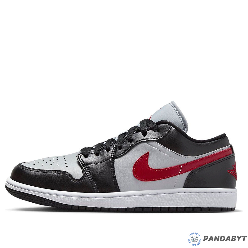 Pandabuy Air Jordan 1 Low 'Wolf Grey Gym Red'