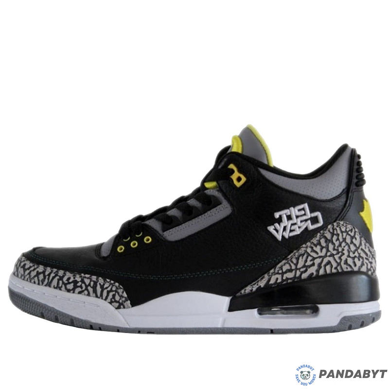 Pandabuy Air Jordan 3 Retro Oregon Ducks Pit Crew Schwarz