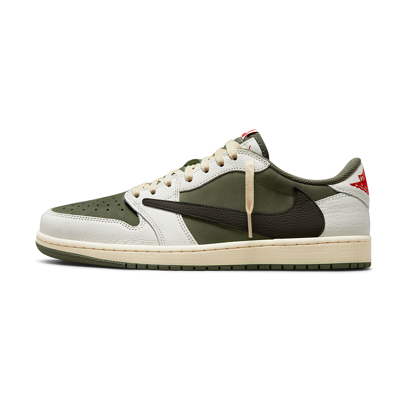 Travis Scott x Air Jordan 1 Low OG “Oliva medio”