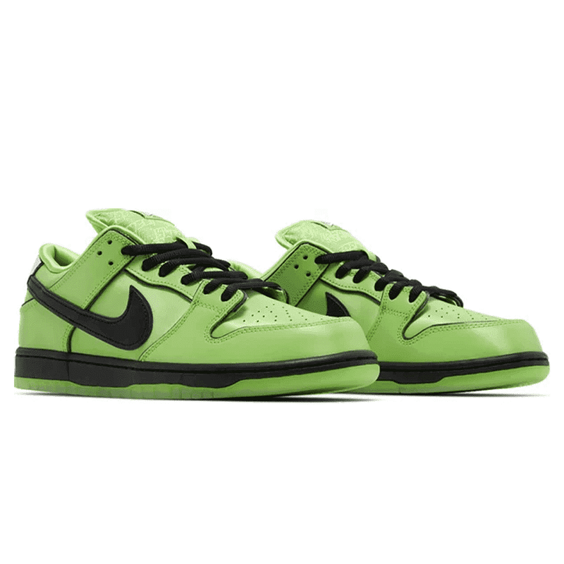 Nike Dunk Sb Low X The Powerpuff Girls Buttercup