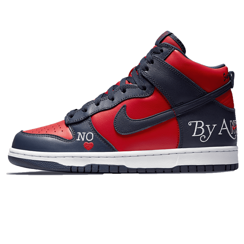 Nike Dunk High SB 'By Any Means - Vermelho Marinho'