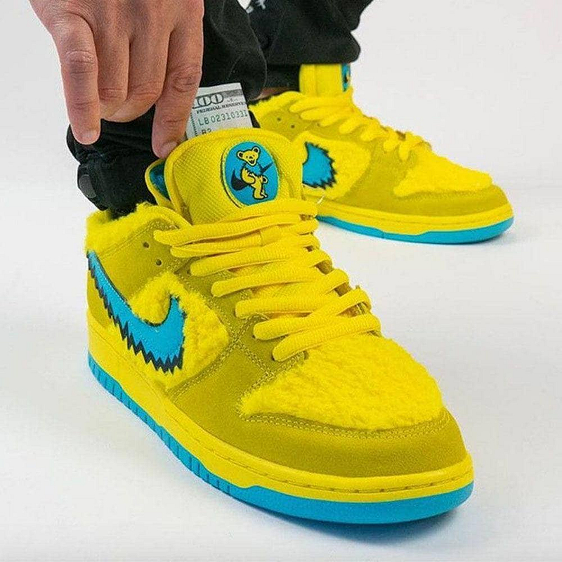 Grateful Dead X Nike Dunk Low Sb 'Yellow Bear'