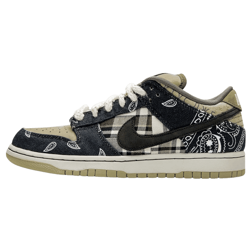 Tênis Nike SB Dunk Low Cactus Jack - Preto e Branco