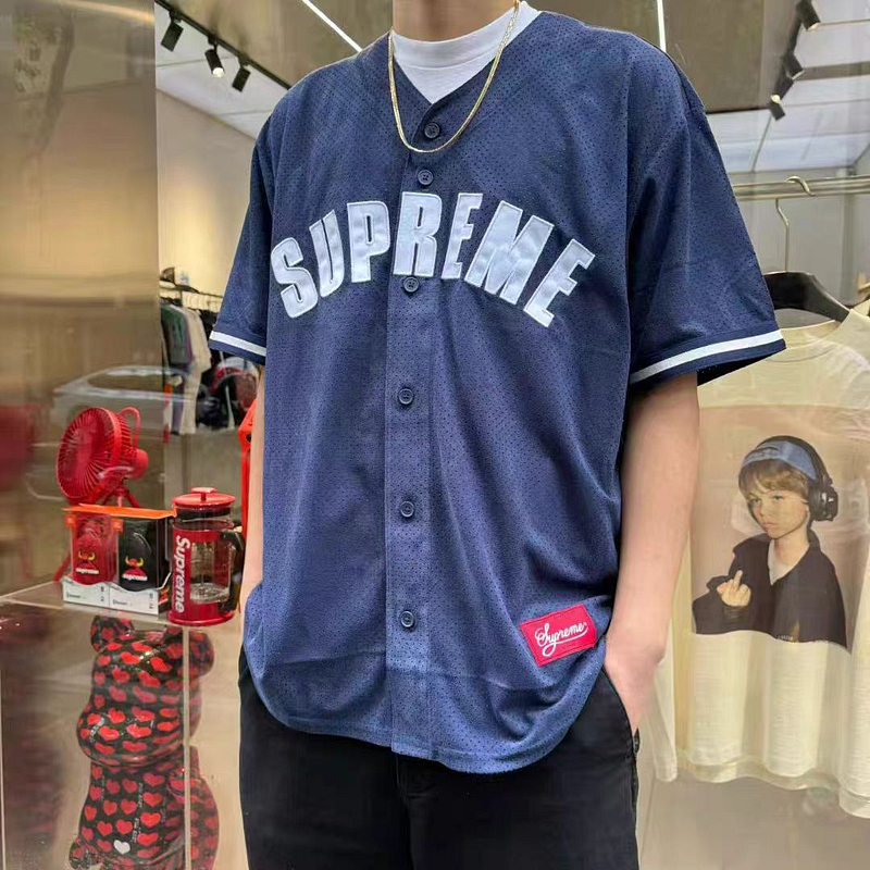 Maglia da baseball in rete Ultrasuede