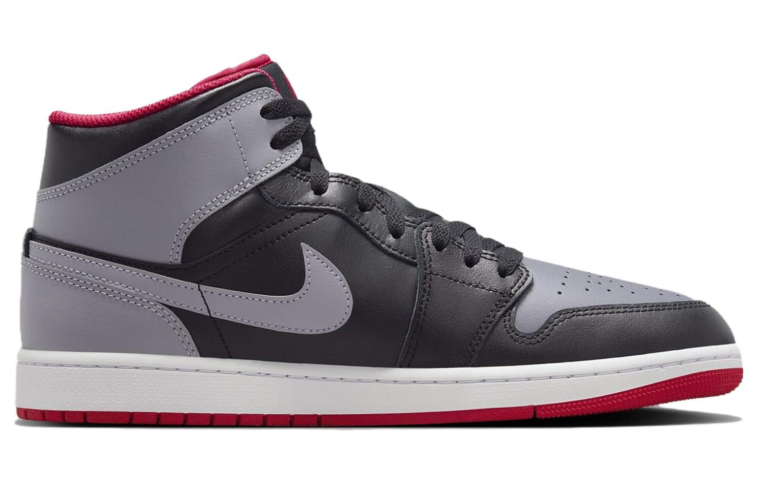 Air Jordan 1 Mid 'Shadow Fire Red'