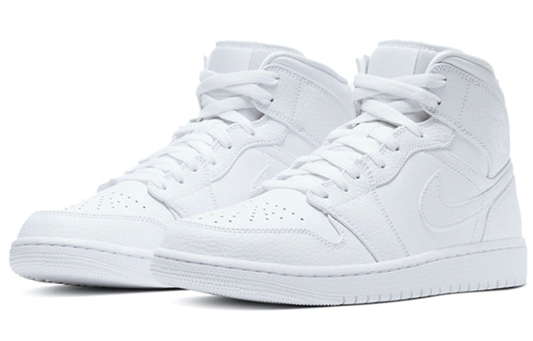 Air Jordan 1 Mid 'Triple White 2020'