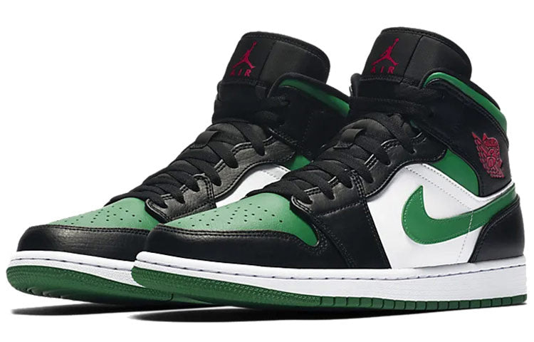 Air Jordan 1 Mid 'Green Toe'