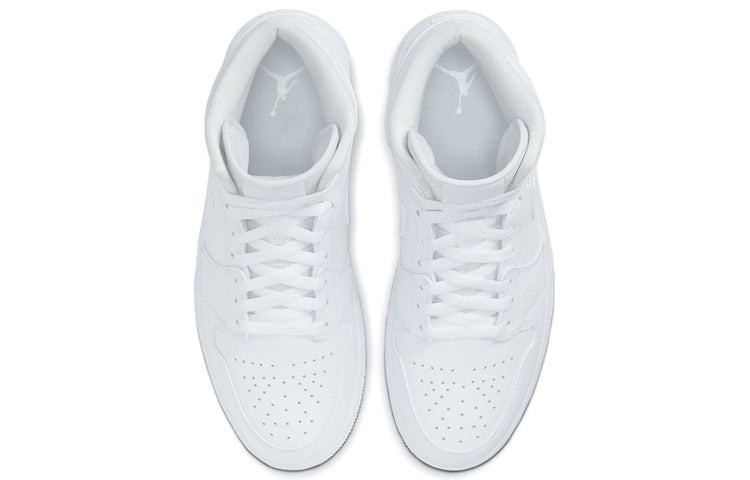 Air Jordan 1 Mid 'Triple White 2020'