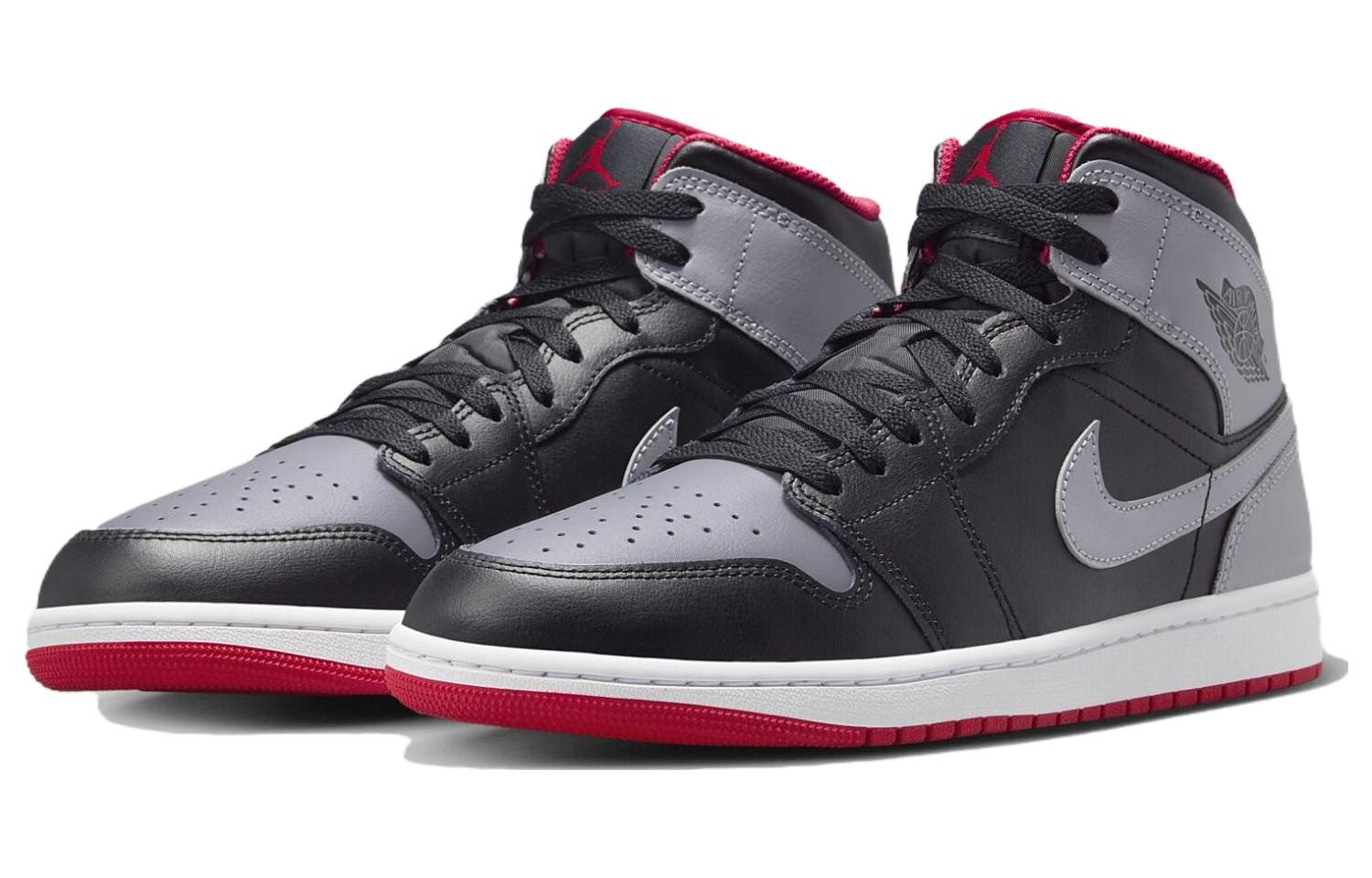 Air Jordan 1 Mid 'Shadow Fire Red'