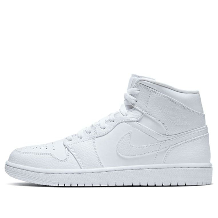 Air Jordan 1 Mid 'Triple White 2020'