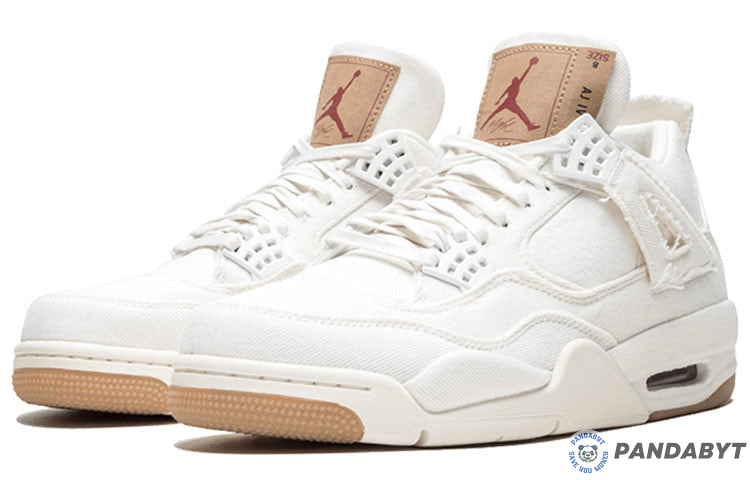 Pandabuy Levi'S X Air Jordan 4 Retro 'White Denim'