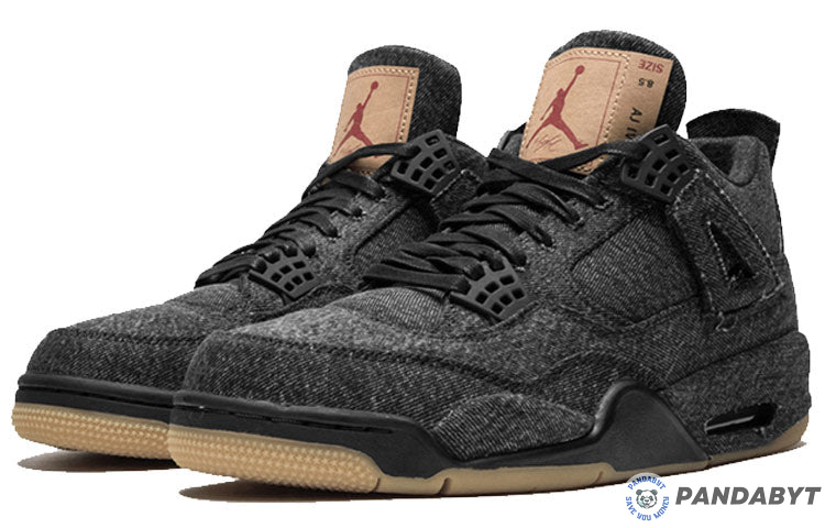 Pandabuy Levi'S X Air Jordan 4 Retro 'Black Denim'