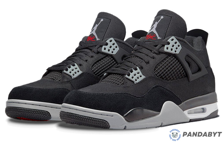 Pandabuy Air Jordan 4 Retro Se 'Black Canvas'